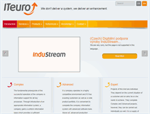 Tablet Screenshot of iteuro.cz